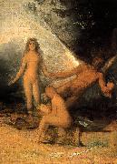 Francisco de Goya Boceto de la Verdad painting